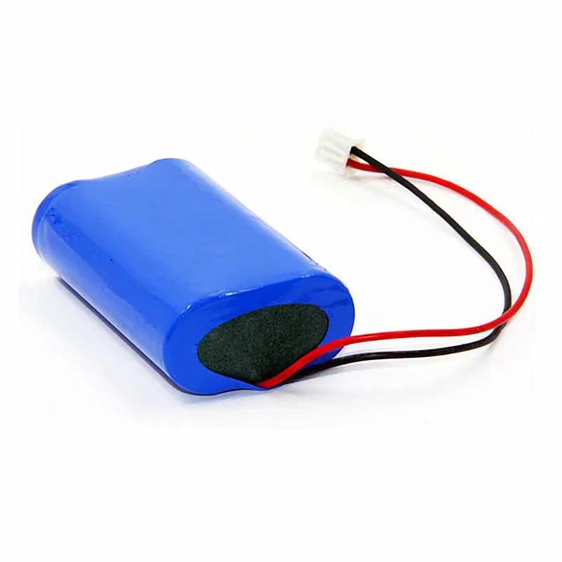 Batería de litio recargable para pesca, luz LED, Altavoz Bluetooth, 3,7 V, 18650, con enchufe de XH2.54-2P, 6800mAh