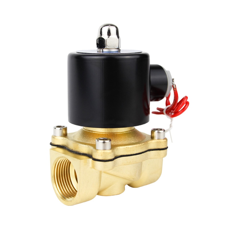 Elektrisk magnetventil 1/4 &quot; 3/8 &quot; 1/2 &quot; 3/4 &quot; 1 &quot;  dn8/10/15/20/25/50 normalt lukket pneumatisk for vandolie luft 12v 24v 220v 110v