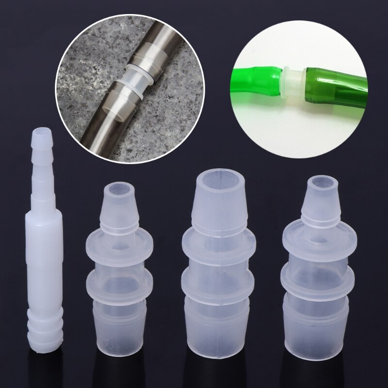 5 Pcs/Bag Water Pipe Tube Adapter Outlet Inlet Hose Control Valve For 8/12/16mm Aquarium Fish Tank Accessories