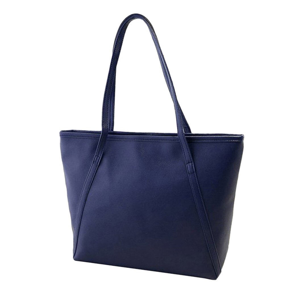 #35 Sac à Main femmes solide Simple haute capacité Sac à Main messager fourre-tout sacoche sacs à bandoulière Sac De Plage Sac Main Femme