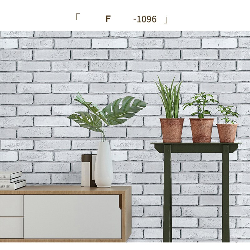 Wall Paper or Self Adhesive Shelf Paper 3D Faux Textured Stone Wall Look Waterproof 66CY