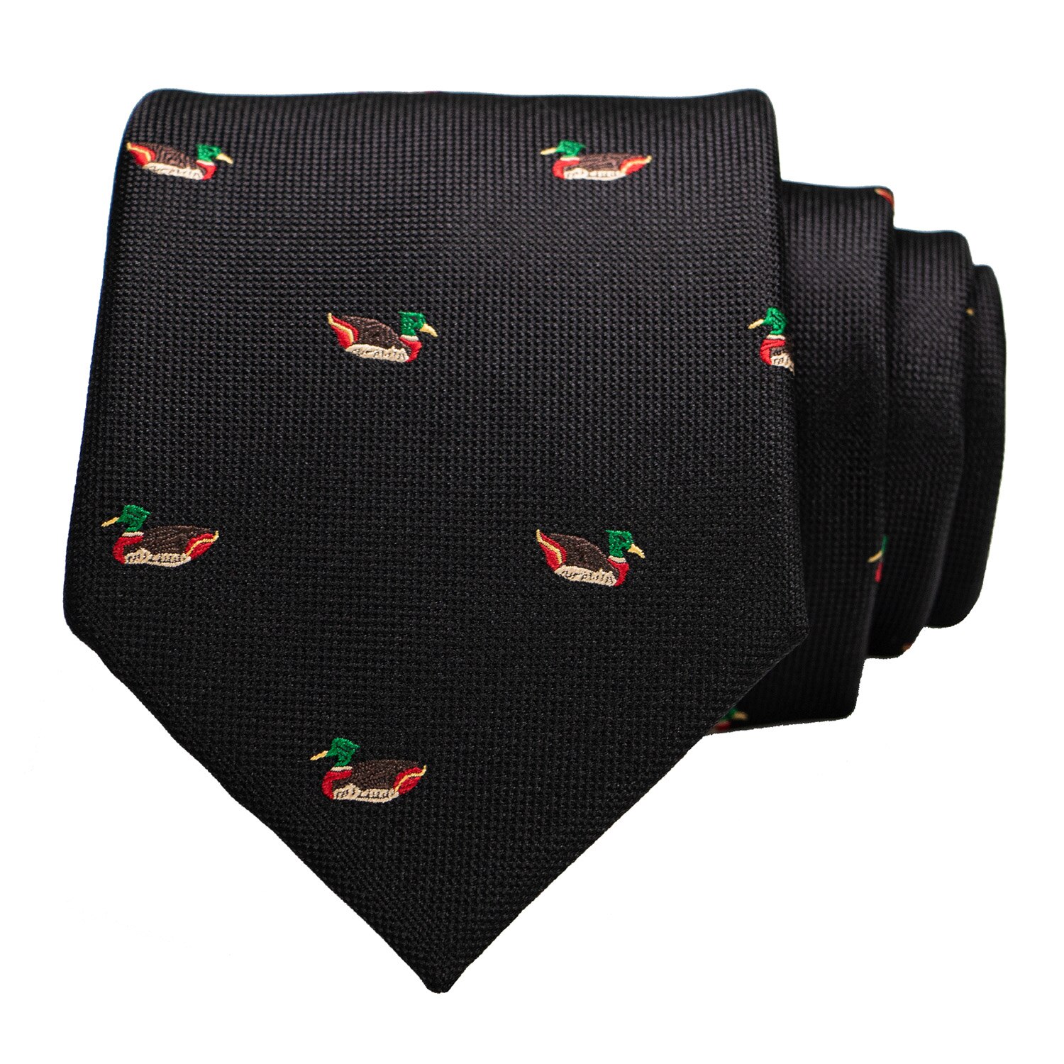 Dier Tie Voor Mannen Zijde Geweven Stropdas Dinosaurus Slak Vos Flamingo Jacquard Party Wedding Gravata Ties: Marineblauw