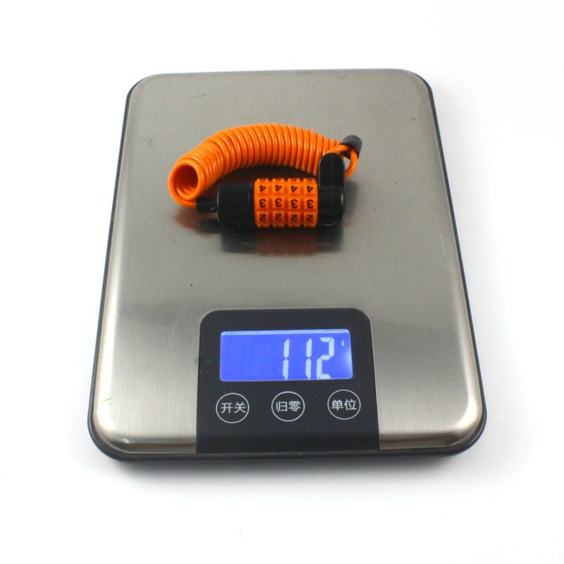 Bicycle Lock Combination Lock Bike Portable Security Lock 160CM Steel Cable Spiral MTB Road Bike Lock Cycling Bicycle Lock