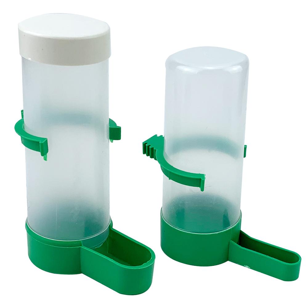 1pcs Bird Water Drinker Feeder Automatic Drinking Fountain Pet Parrot Cage Bottle Drinking Cup Bowls Pet Bird Supplies Dispenser