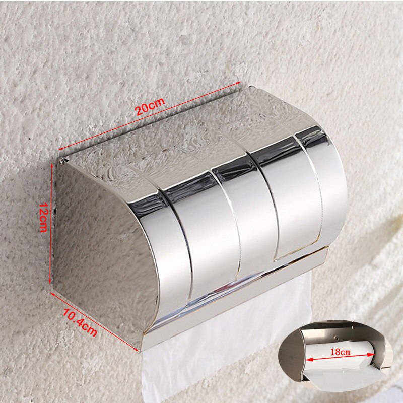 Porta Carta Igienica Con Coperchio Haceka Mezzo Chrome – Montaggio A Colla, Senza Trapano, Design Moderno, 10 Anni Garanzia