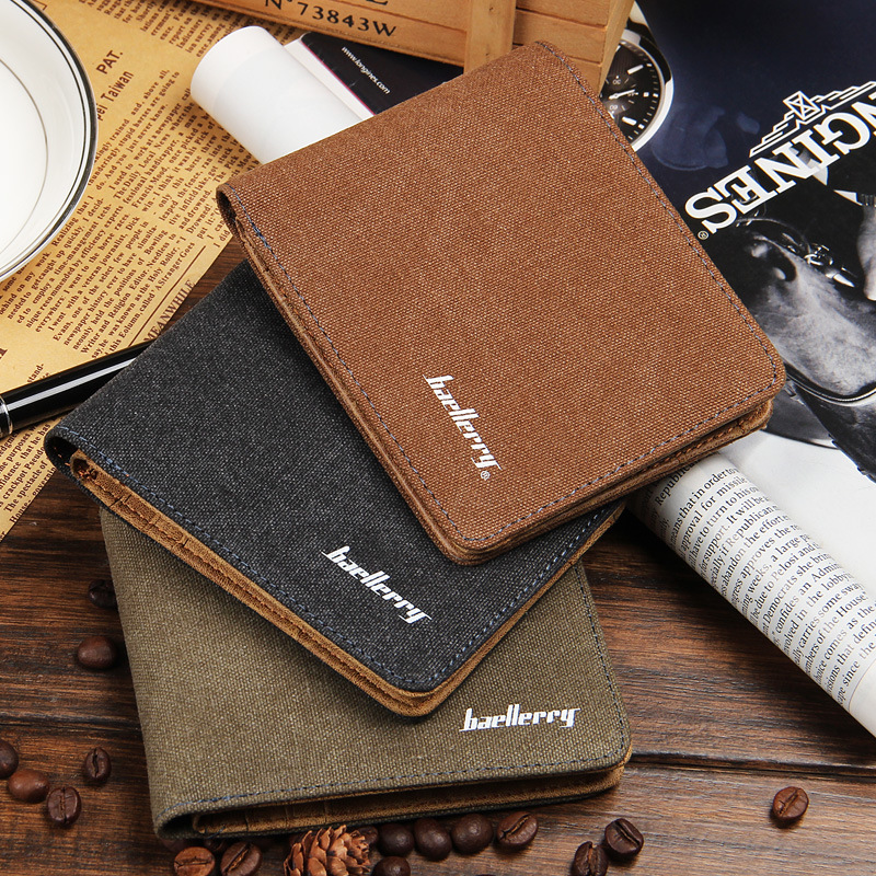 Mannen Portefeuilles Verse Purse Mannen Canvas Card Purse Mens Wallet Prijs Mannelijke Koppeling