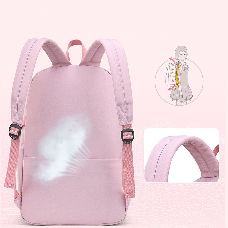 Leuke Meisjes Schooltassen Kinderen Basisschool Rugzakken Prinses Book Bag Satchel Licht Schooltassen Mochilas Escolares Infantil