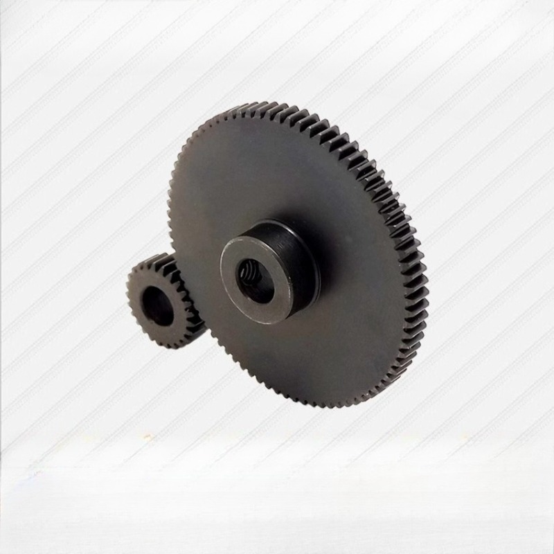 Precisions 0.5- moduls stålkugghjul för motorväxellåda - gör-det-själv metallcylindriska kugghjul 20-80 kuggar