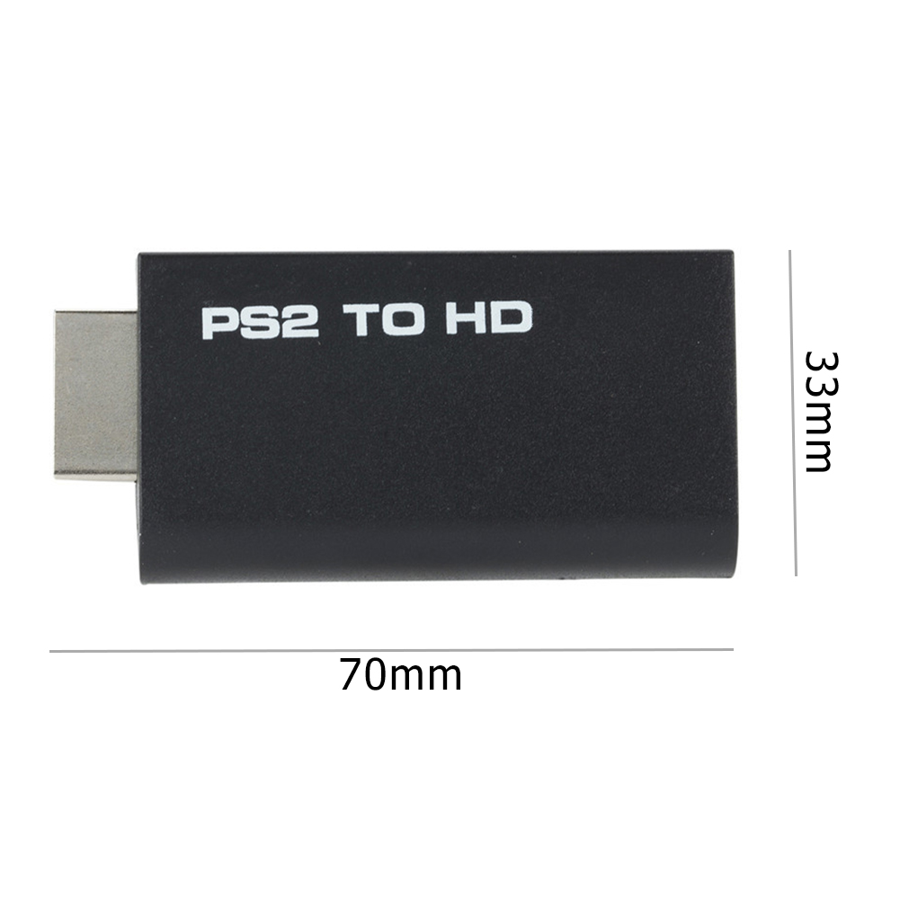Dla Sony PS2 na HDMI kompatybilny konwerter wideo konsola robić gier na adapter monitora HDTV złącze wyświetlacza akcesoria: Default Title