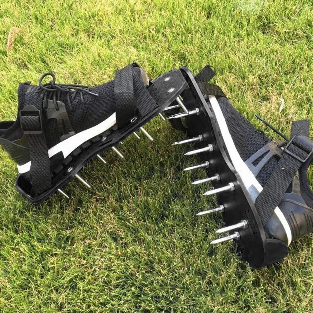Gazon Beluchter Schoenen Gras Puntige Schoenen Met Verstelbare Riem Gazon Beluchter Gereedschap Anti-Slip Voor Tuin Patio Tuin Tuin Tuin