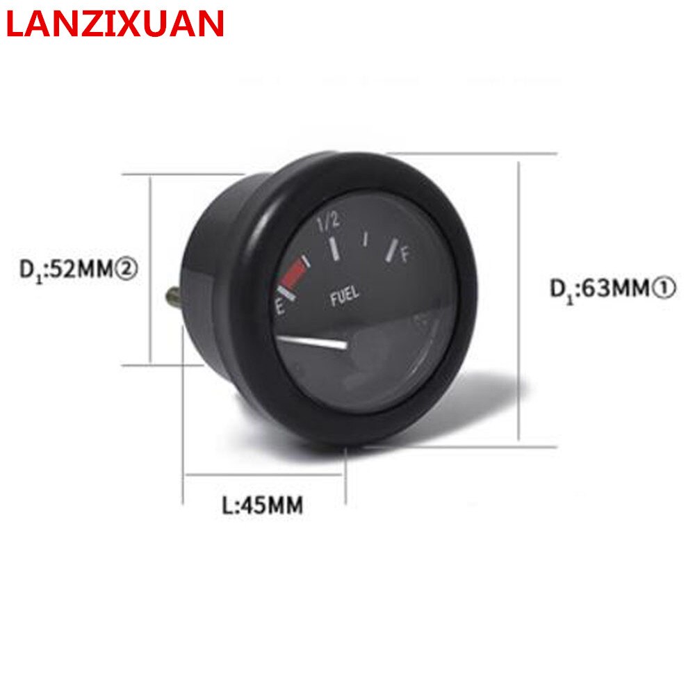 Marine Hardware Assembly Fittings 12V Indicator Oil Level Gauge Oil Quantity Alarm Sensor