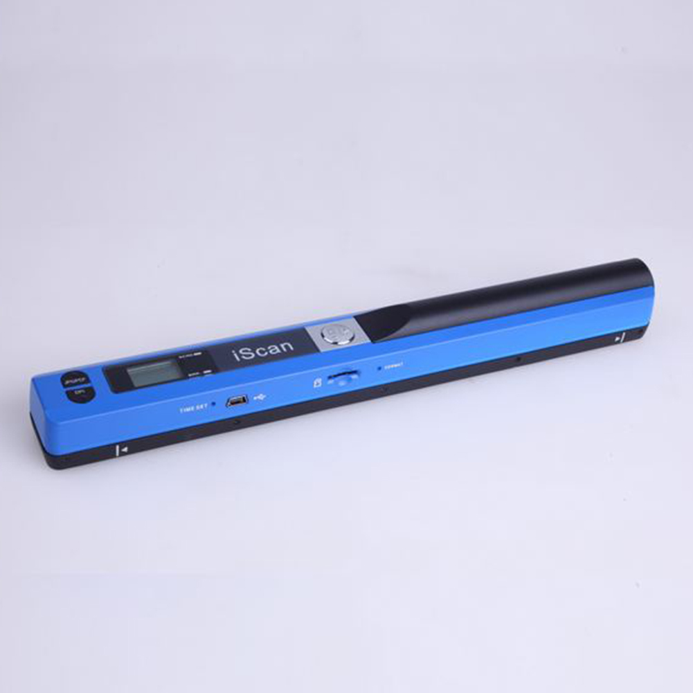 Mini-dokumentenscanner mit 900 dpi, tragbar, handlich, hochgeschwindigkeitsscanner, jpeg/pdf-format, kompakt, usb, 2.0 stifte, lcd-display.