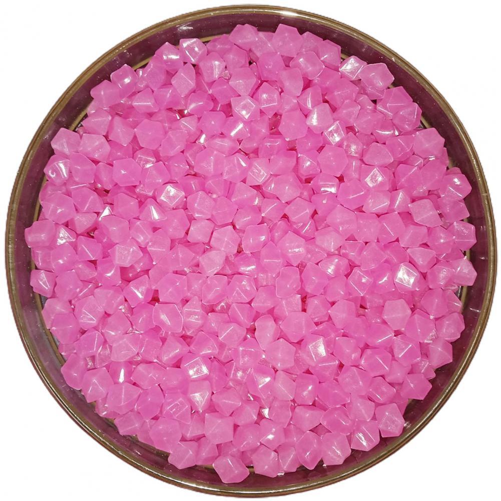 500Pcs Aquarium Stone Lightweight Good Looking Fish Tank Decoration Artificial Stone Artificial Stone: Purple