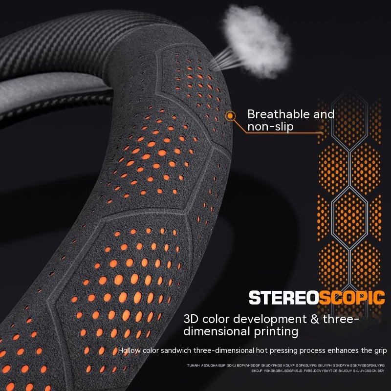 Til polestar 1 2 3 4 5 kulfiber ruskind mikrofiber læder skridsikkert bilratbetræk autotilbehør