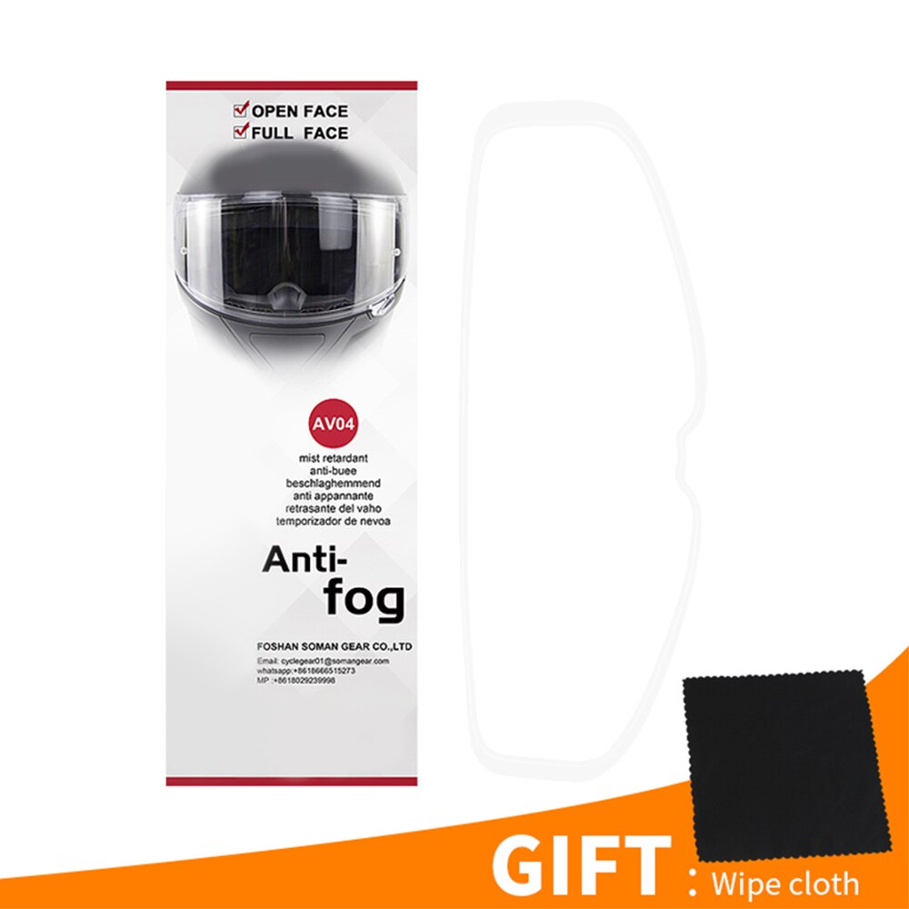 Anti-condens patch vizier lens helm lens anti-condens film universeel helder vizier lens sticker motoraccessoires generiek