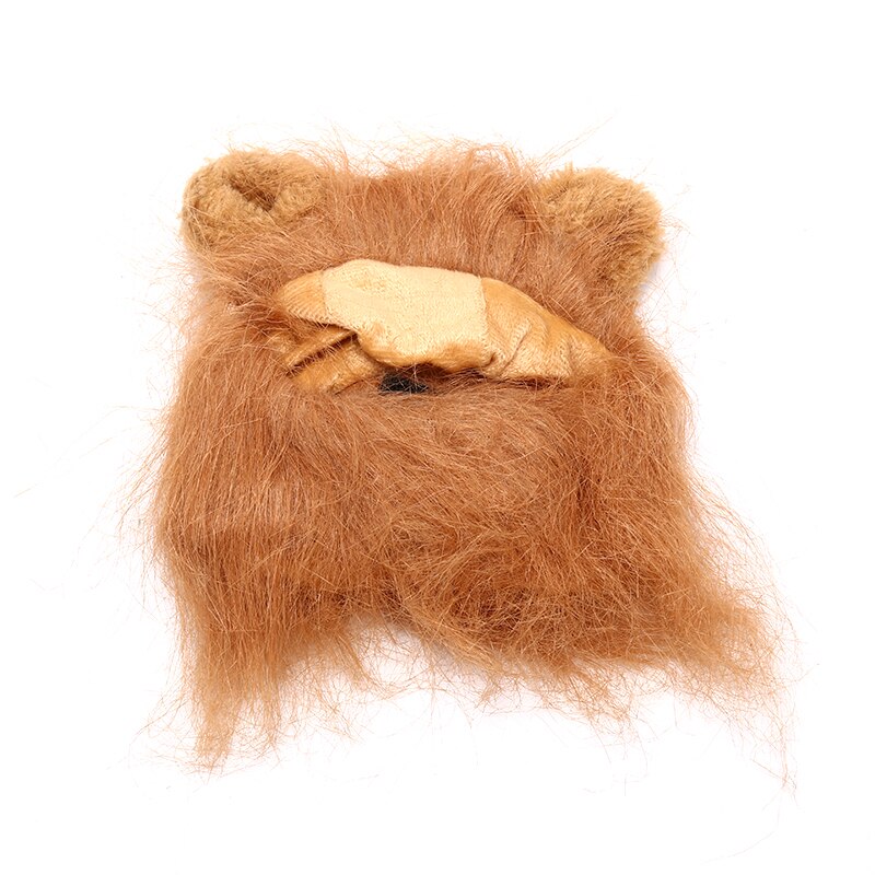 Disfraz de mascota Cosplay de León, peluca de CRIN, gorro, sombrero para gato, Halloween, ropa de Navidad, vestido de fantasía con orejas, Otoño e Invierno: BR