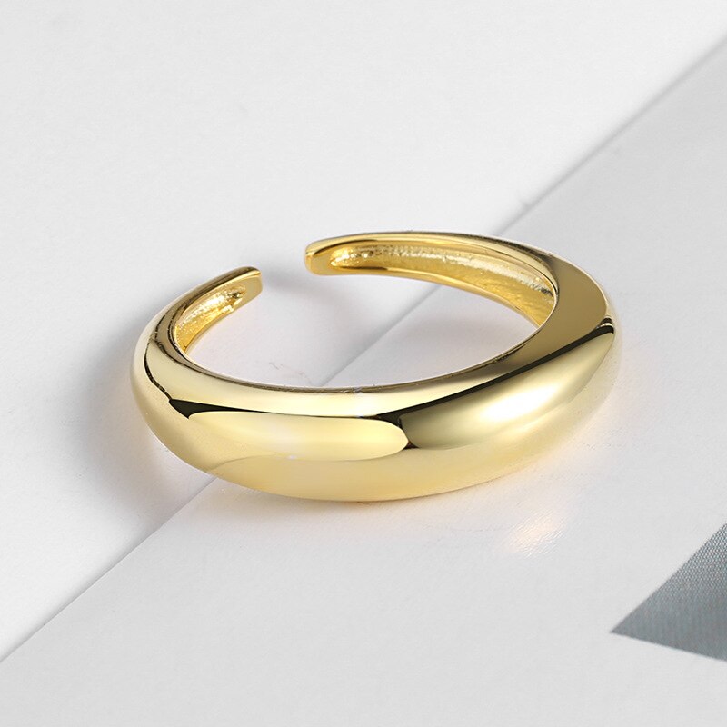 modisch Silber Farbe Ketten Ringe Für Frauen Braut Hochzeit Engagement Schmuck Große Öffnung Antike Ringe: 2