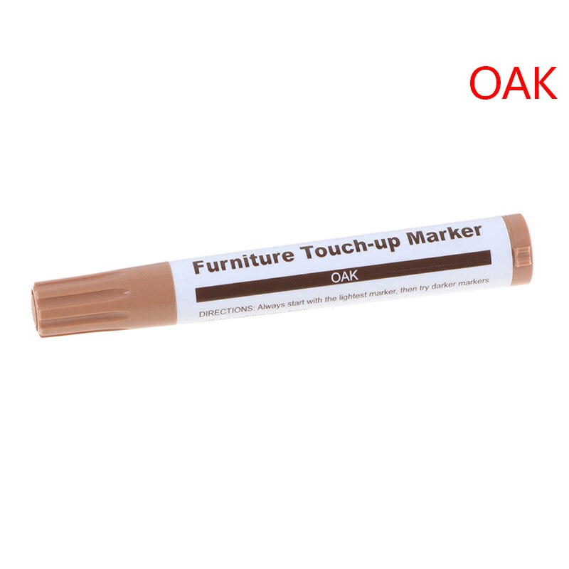 1pc Furniture Repair Pen Markers Scratch Filler Paint Remover For Wooden Cabinet Floor Tables Chairs: Oak