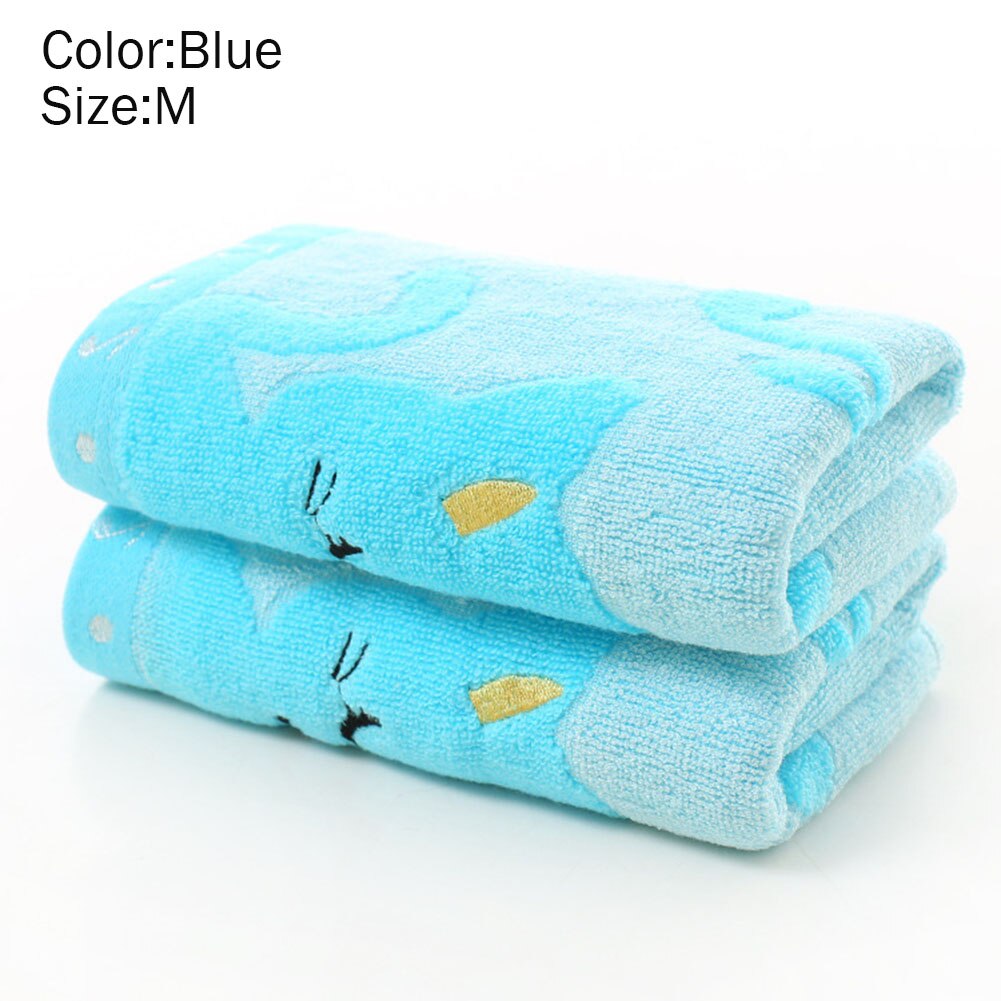 Cute Cat Towel Soft Bamboo Fiber Towel Strong Water Absorbing Home Bathing Shower Towels THIN889