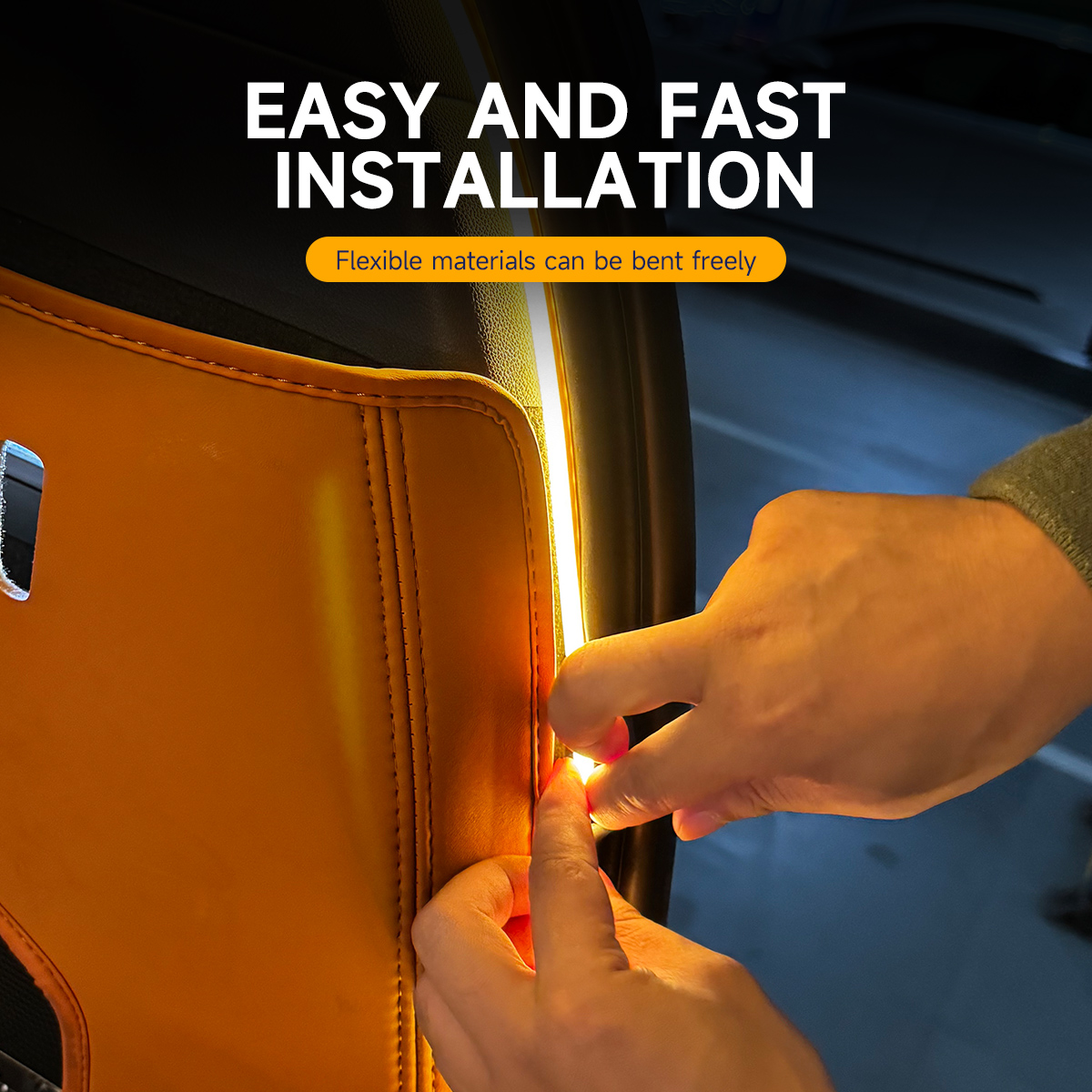 Luz LED para maletero de coche, 12V, iluminación para compartimento de equipaje, 5M, se puede cortar, Sensor impermeable, barra de luz, accesorios universales para automóvil