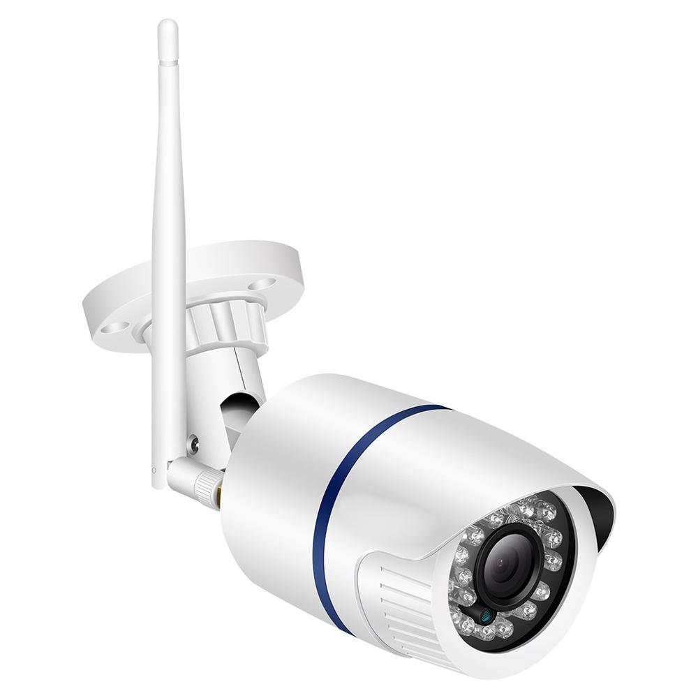 IP Camera Wifi 1080P Wireless Wired CCTV Bullet Outdoor Camera Met MiscroSD Card Slot Max 64G Outdoor IR nachtzicht Motion