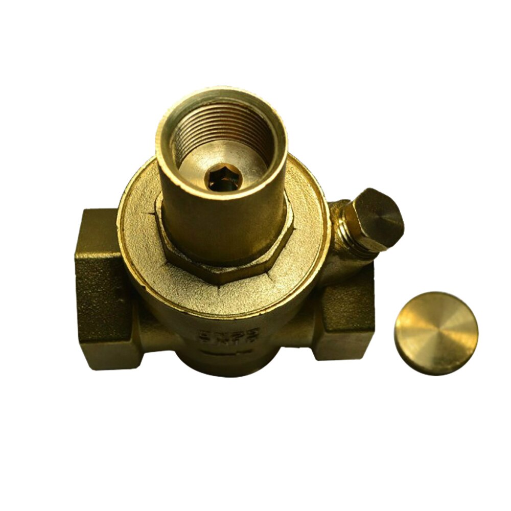 Messing Water Drukregelaar Regulator Reduceerventiel Bsp 1/2 3/4 1 1-1/4 Verstelbare Met Gauge Manometer Pn 1.6