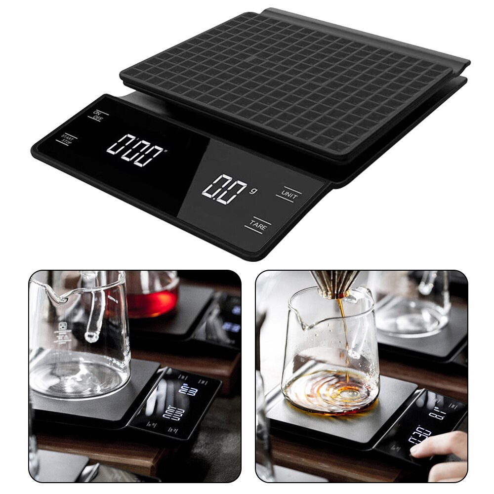 Kitchen Scales With Timer Food Coffee Balance Electonic Digital Coffee Scale Drip Coffee Scale Precision Food Scale Kitchen Tool