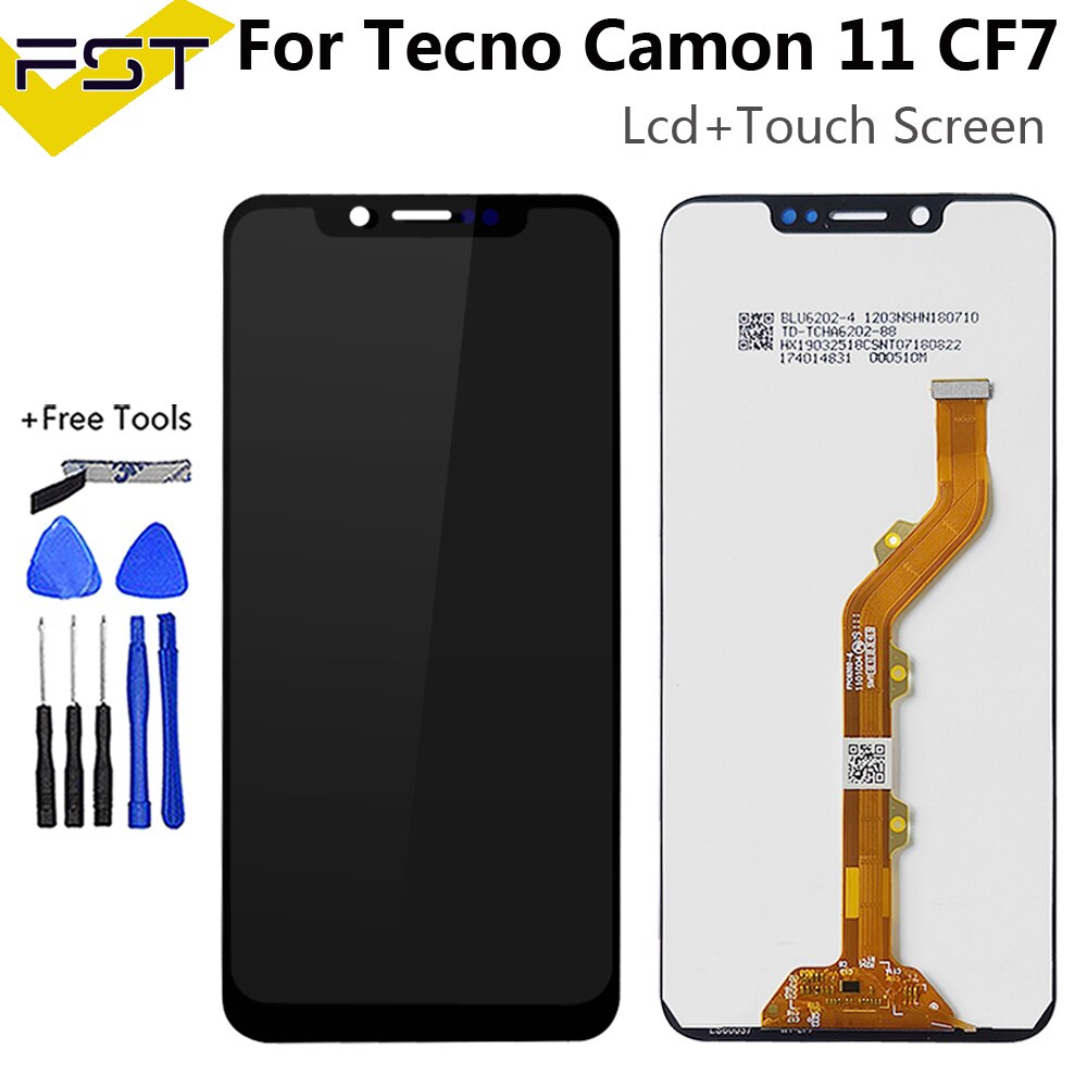LCD Bildschirm für Tecno Camon 11 CF7 LCD Anzeige berühren Digitizer Montage Für Tecno CB7 Camon 11s LCD Bildschirm LCD Sensor Anzeige