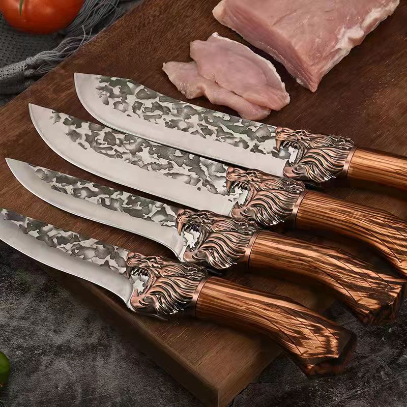 Household Kitchen Knife Stainless Steel Boning Knife Forging Meat Cleaver Slice Chop Bone Knife Cooking Tool