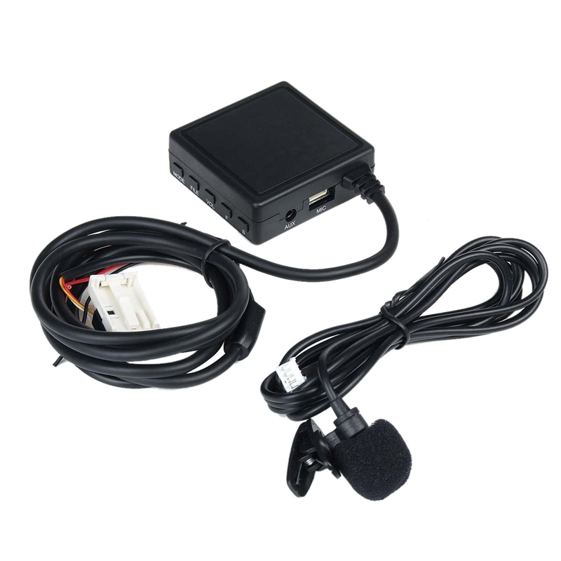 Módulo de audio inalámbrico por Bluetooth, adaptador auxiliar de Teléfono manos libres para Mercedes Benz W203 W209 W211, adaptador de Cable de teléfono