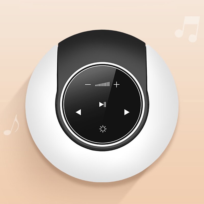 Mini Bluetooth Speaker USB Draadloze Bluetooth Touch Sound Light LED Licht Draadloze Draagbare Muziekdoos Subwoofer Kleine Luidspreker Met Licht