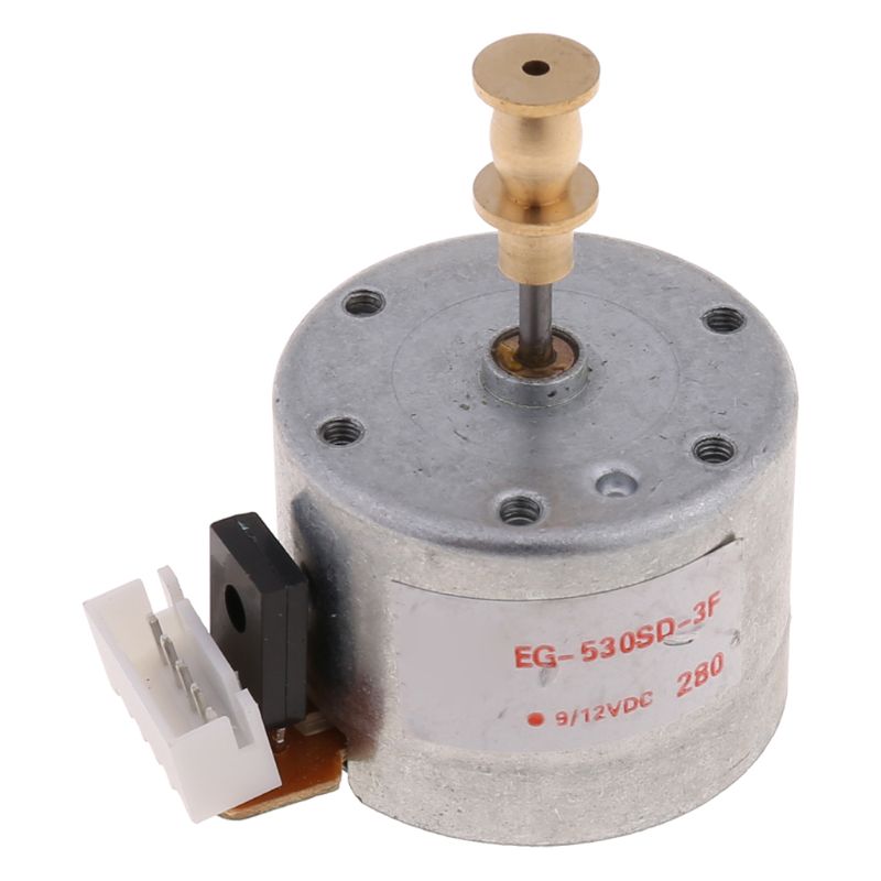 Motor para tocadiscos de Metal, de 3 velocidades EG530SD-3F, 33/45/78 RPM, para tocadiscos, DC5-12V