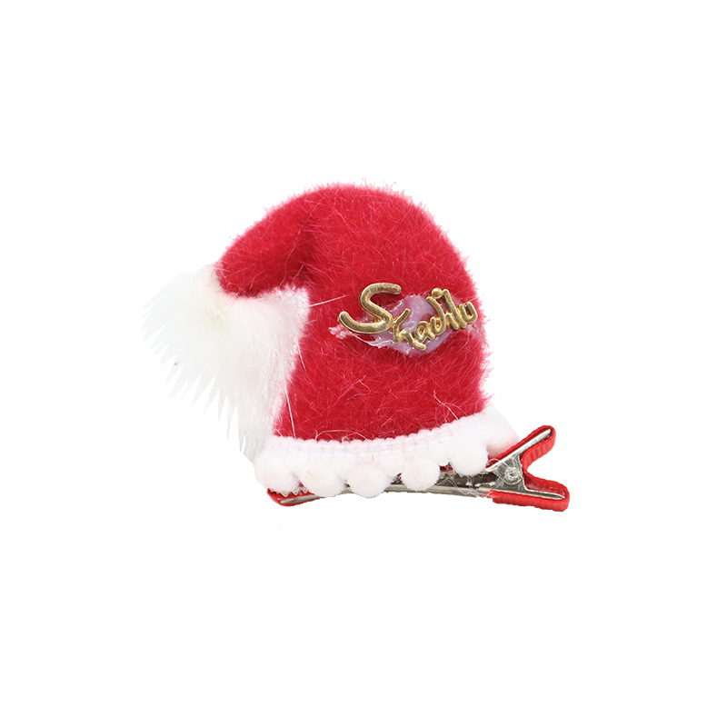 Kerst ornament hoofdtooi leuke super leuke haar volwassen kinderen pluche gewei haar kaart benodigdheden: Letter hat hairpin