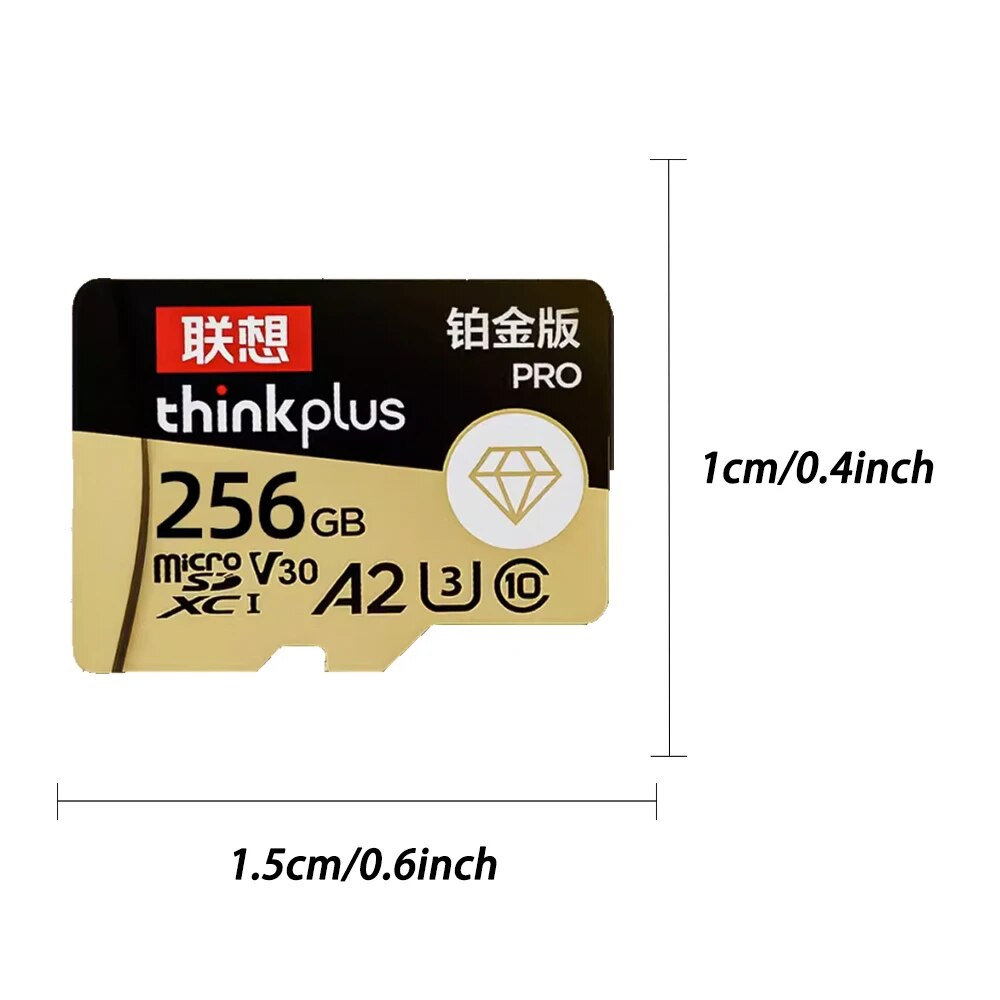 Thinkplus microsd card 32gb 64gb to  zu 130m sd memory card  u3 4k v30 a2 tf card 128gb flash microsd card electronics product pc