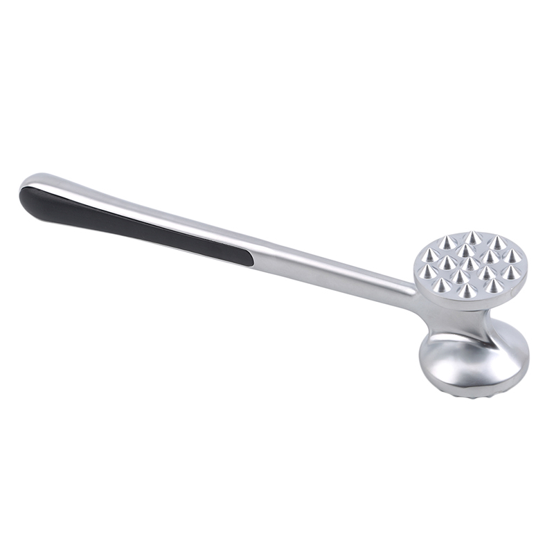 Martillo de acero inoxidable para limar carne, herramienta de cocina, doble cara, para carne, ternera, cerdo