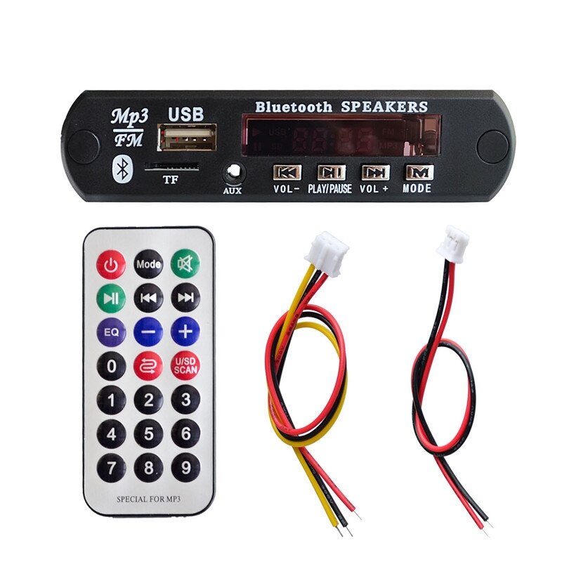12V Lossless Decoder Boord Wav + Wma + MP3 Decoder Board Lossless Super Ape Kleine Geheugenkaart Tf MP3