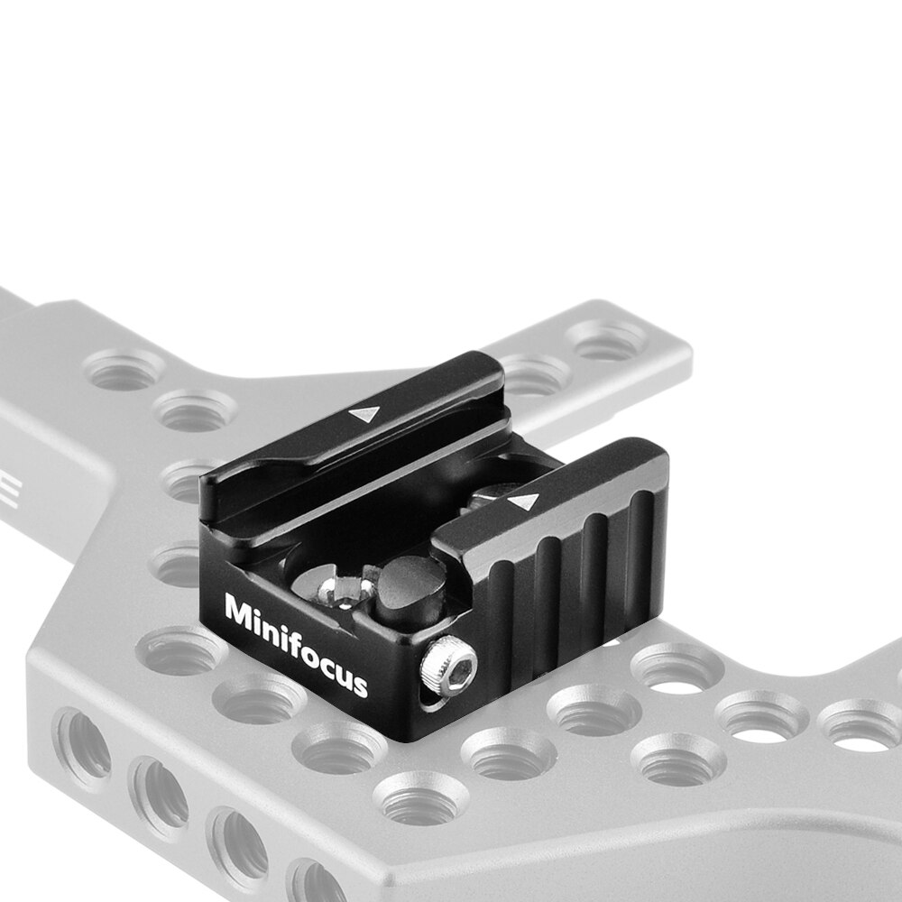 Base de montagem de sapato para câmera, adaptador gaiola de sapata quente de 1/4 &quot;para adicionar microfone/luz de preenchimento/monitor/gravação de vídeo flash