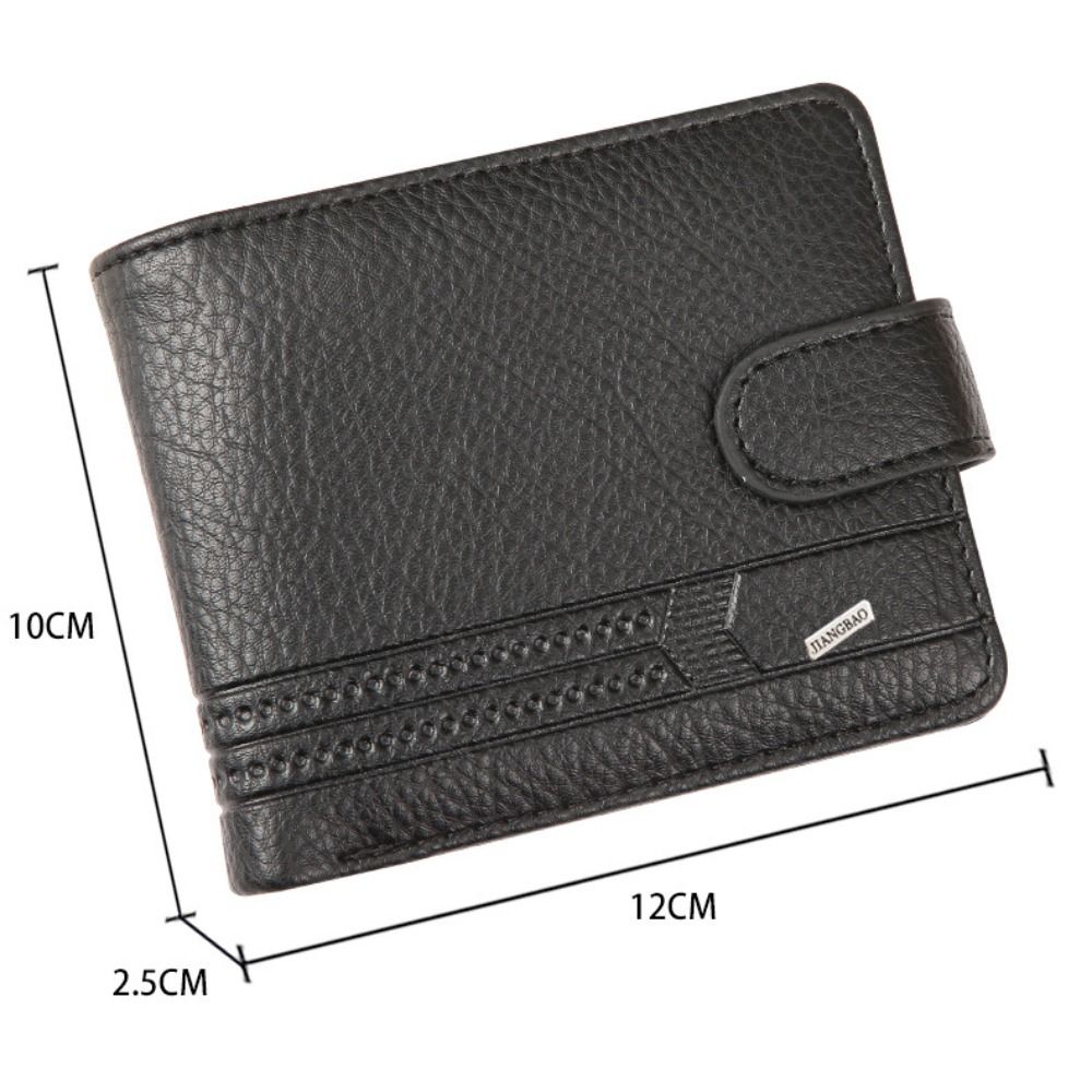 Men Wallets Leather Zipper Purse Man Slim Card Horders Male Short Multi-card Wallet Coin Pocket Purse