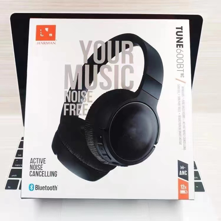 Geschikt voor JBL 600BT draadloze Bluetooth-headset ruisonderdrukkende microfoon gaming muziek Bluetooth-headset logo: Black