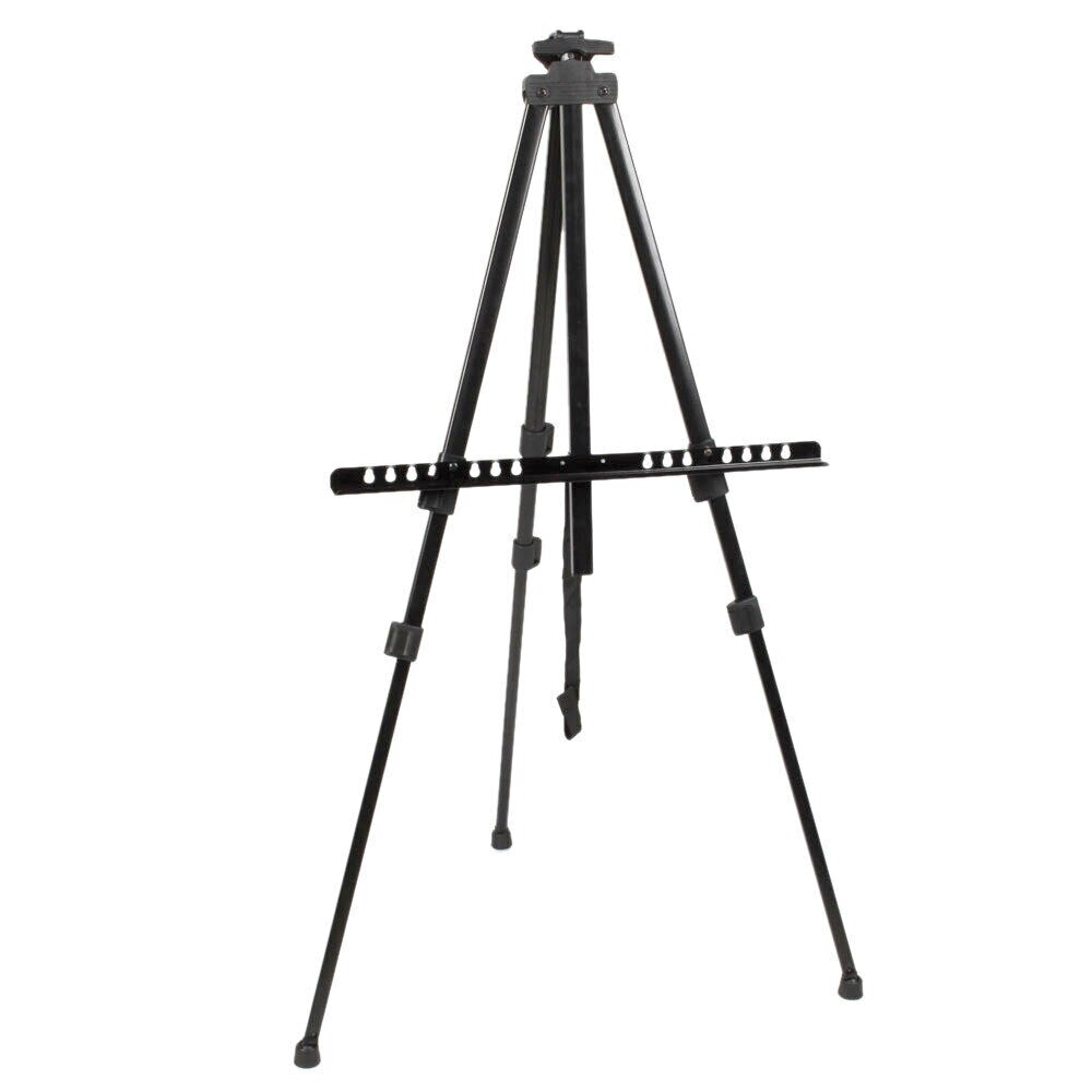 Heavy Iron Adjustable Art Painting Easel Tripod Stand for Artist Draw Board Sketch Aluminum Alloy Folding Shelf Artist