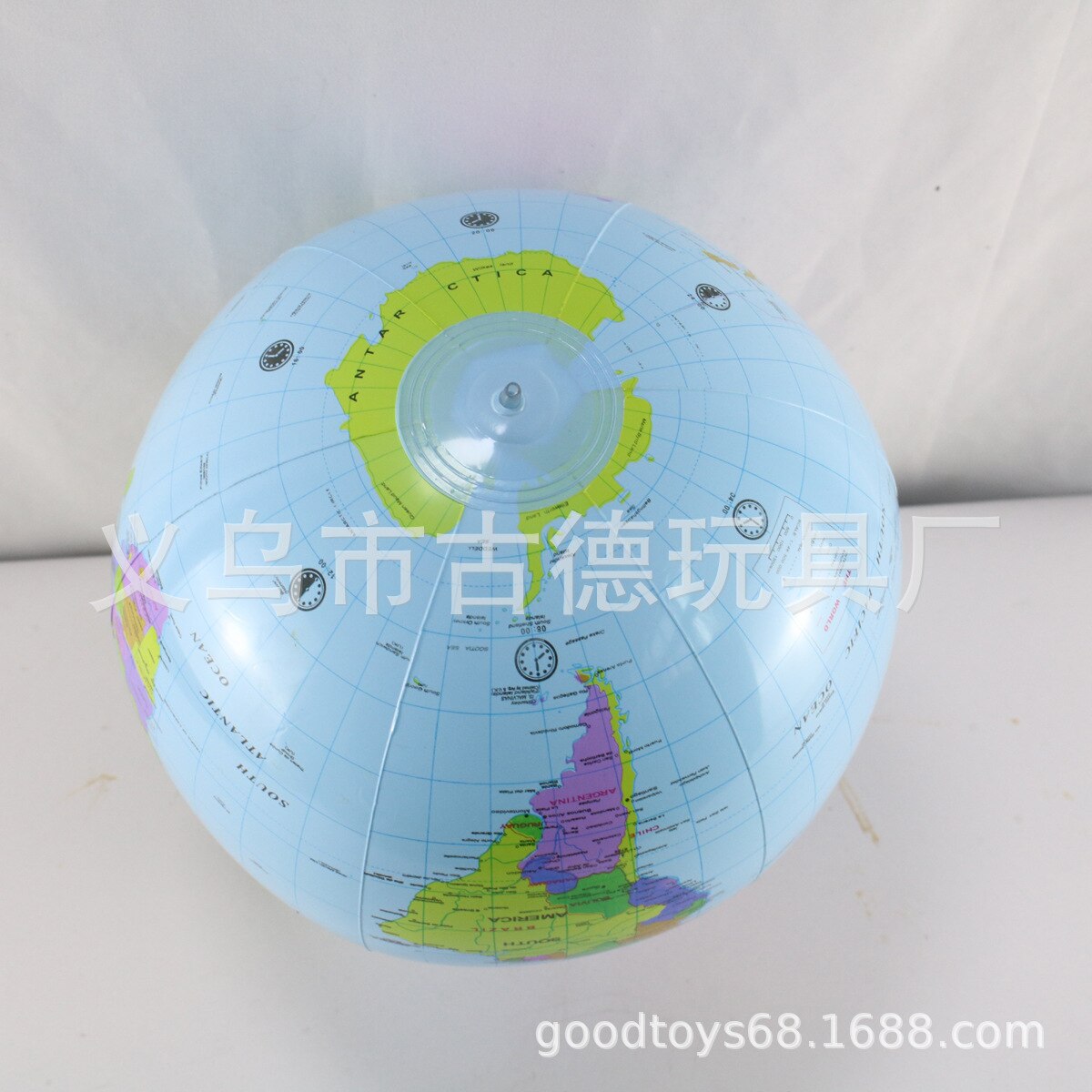 Attualmente Disponibile Commercio tutto'ingrosso Pallone Da Spiaggia Gonfiabile Terra 16 Pollici Terra Strumento di Supporto Foro PVC Sfera Gonfiabile