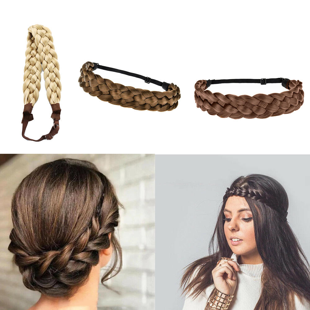 bohème facile à porter bandeaux élastique tressé cheveux bandeau fournitures de mariage accessoires de coiffure outil