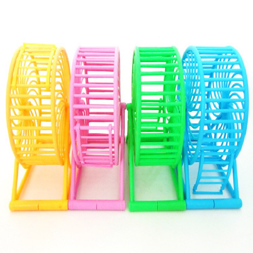 Hamster Running Wheel Sports Toy Windmill Running Wheel Exercise Wheels Plastic Scroll Silent Hamster Mouse Rat Gerbil Pet Toy