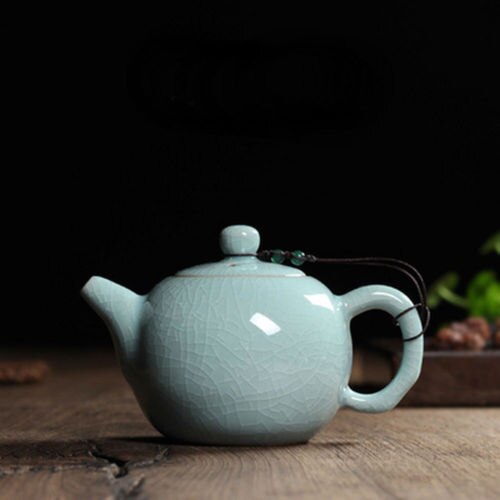 [grandness]] xishi pot kinesisk longquan celadon tekande kung fu tekande med filter 240ml kina longquan tekande 240 ml: Ge ovn lyserød grøn