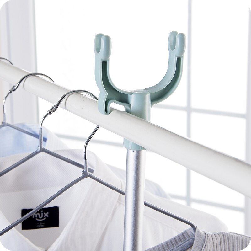 Balcony Fork Pole Dress Stick Space Saving Clothing Rack Drying Pole Fork The Hangers for Clothes Pole Retractable Pole