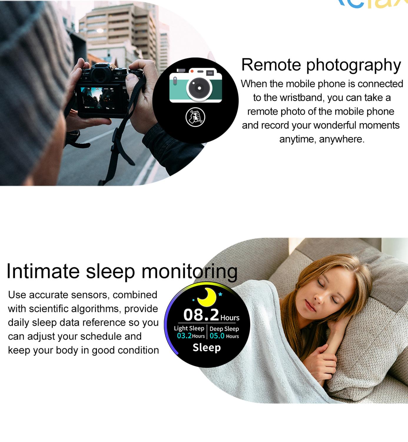 Smart ur kvinder mænd smartwatch til apple ios android electronics smart fitness tracker med silikone rem sportsure