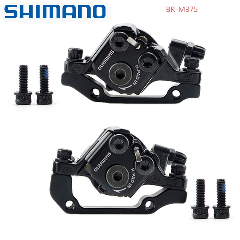 Nouveaux étriers de frein à disque mécaniques Shimano BR-M375 TX805 pour Acera Alivio Deore avec plaquettes en résine M375 étrier TX805 avec boulons