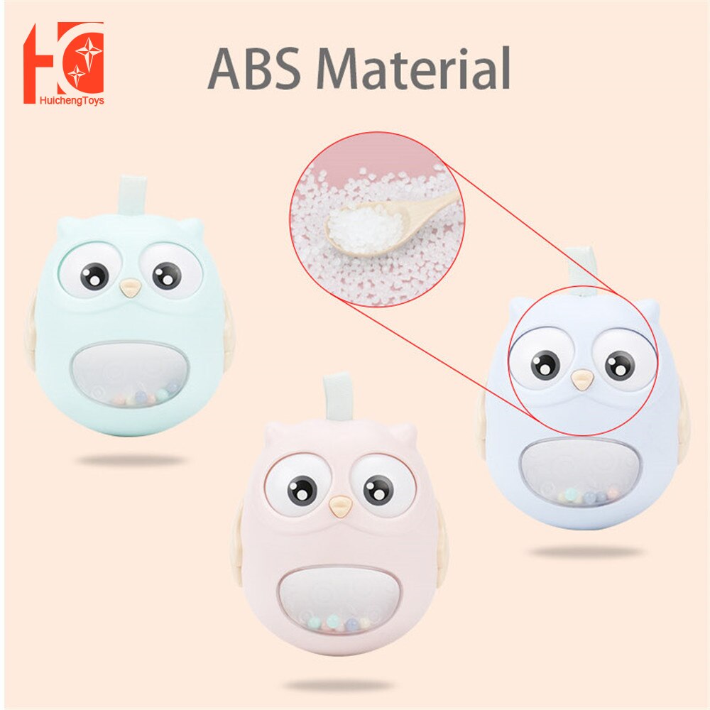Rattle Owl Tumbler Baby Toy Music Mobile On The Bed Rattles For Kids Children Baby Mobile Hanger Educational Bath Toys For Babie