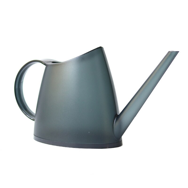 Gieter Transparante Lange Uitloop Waterkoker Nordic Stijl Tuin Bloem Pot Voor Indoor Outdoor Bonsai Planten 1.4L: Donkergrijs