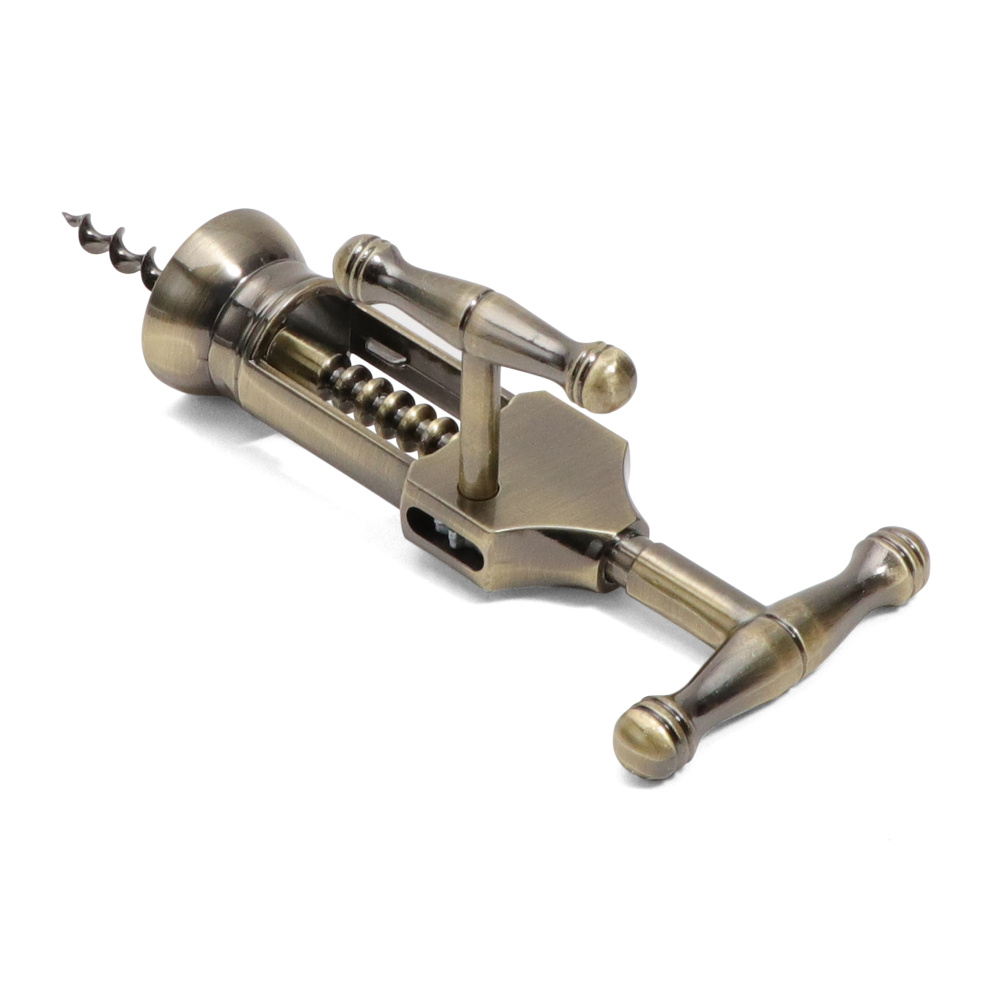 Classic Antique Wine Screw Corkscrew Handheld Waiters Zinc Alloy Corkscrew Bartenders Wine Opener Bar Tools